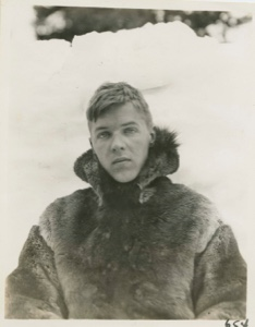 Image of Himoe-radio operator of Bowdoin 1927-28